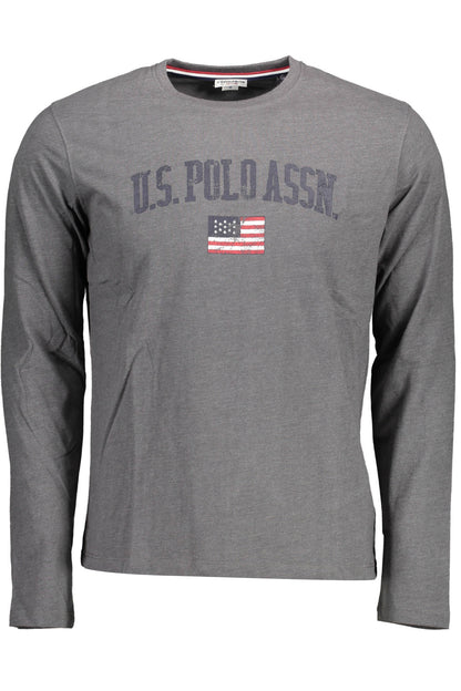 US POLO ASSN. MEN'S LONG-SLEEVE T-SHIRT, GREY