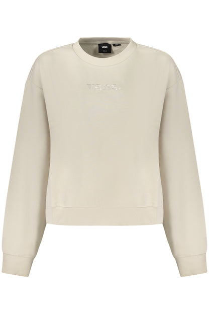 VANS WOMEN'S ZIP-UP SWEATSHIRT IN BEIGE