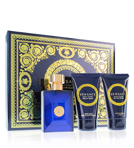 Versace Dylan Blue Pour Homme eau de toilette for men 50 ml + sprchový gel 50 ml + balzám po holení 50 ml gift set