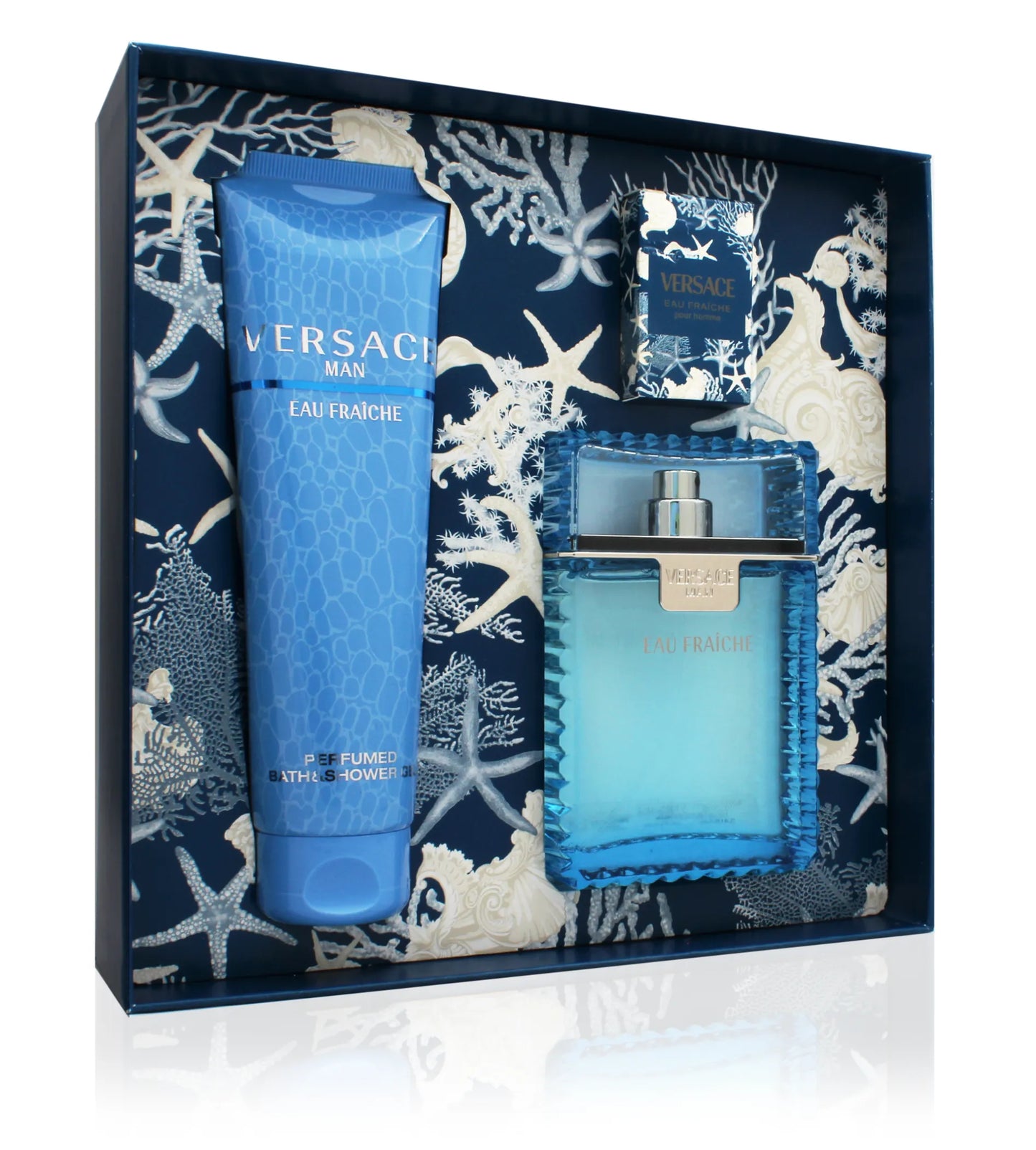 Versace Eau Fraiche Pour Homme SET M (EDT 100ml + SG 150ml + EDT 5ml)