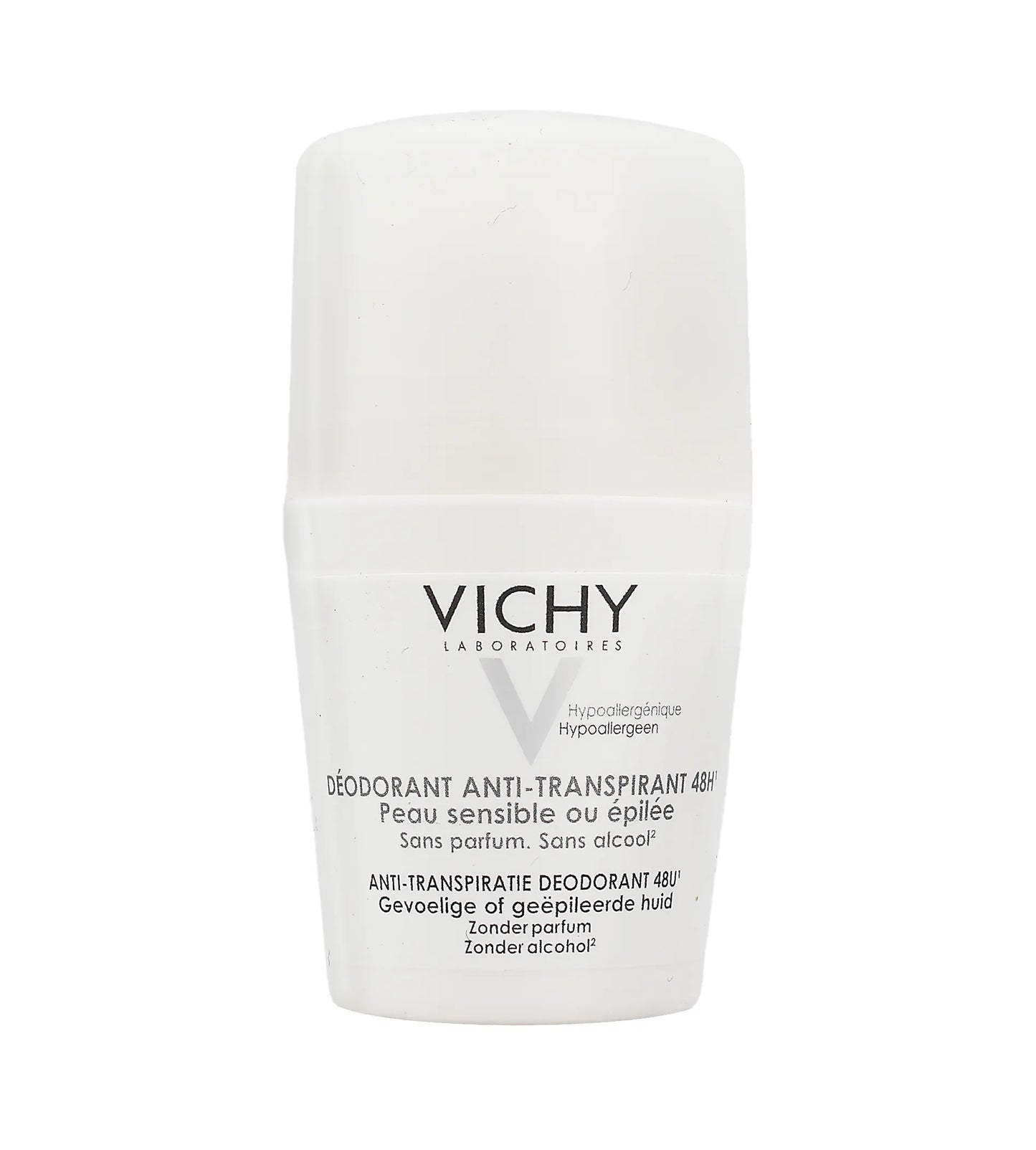 Vichy Deodorant Anti-Perspirant 48H roll-on for sensitive or epilated skin 2x50 ml