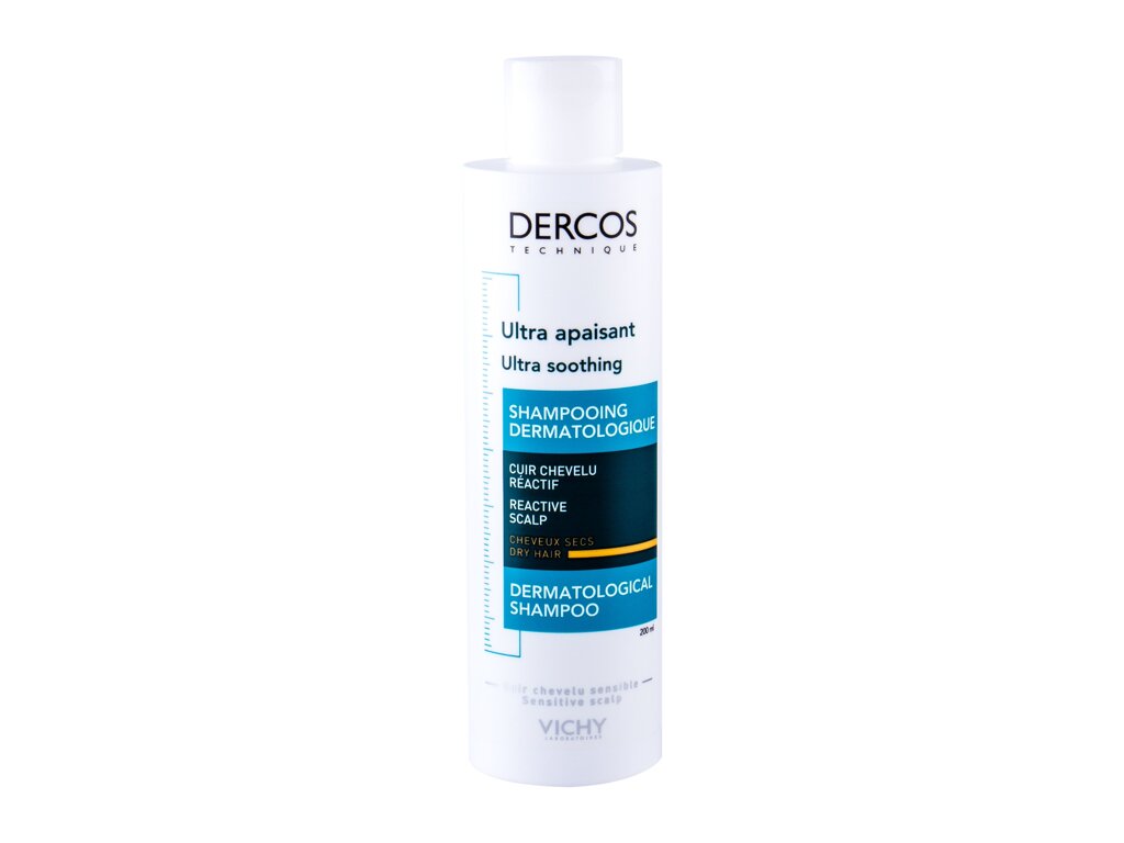 Vichy Dercos Ultra Soothing Dermatological Shampoo Dry Hair 200ml