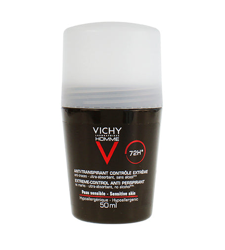 Vichy Homme 72h deodorant roll-on for men 50 ml