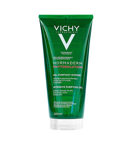 Vichy Normaderm Phytosolution deep cleansing gel against acne skin imperfections 200 ml