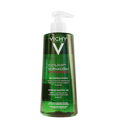Vichy Normaderm Phytosolution deep cleansing gel against acne skin imperfections 400 ml