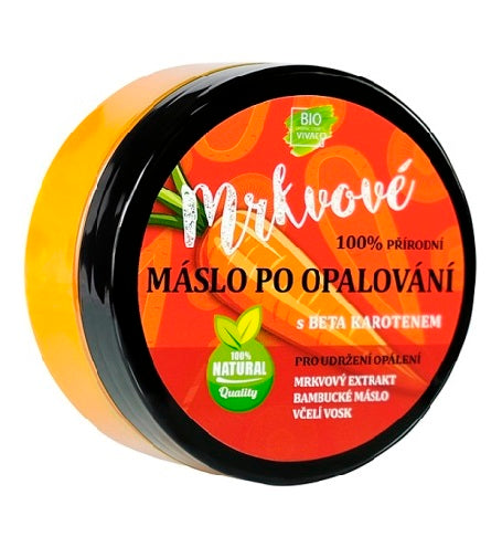 Vivaco 100% Přírodní after-sun butter with carrot extract 150 ml