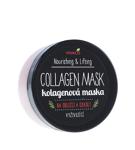 Vivaco Nourishing & Lifting Collagen Mask collagen mask for face and décolleté 100 ml