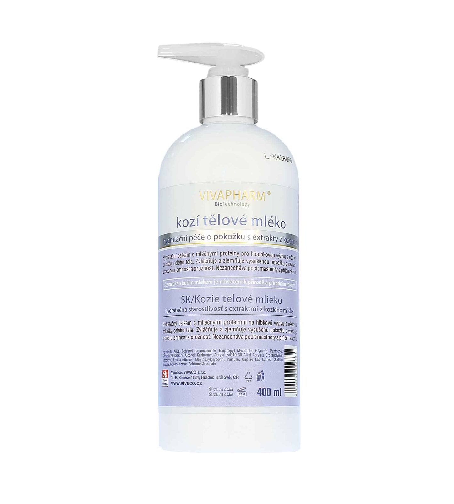 VivaPharm Hyaluron Body Lotion 400ml
