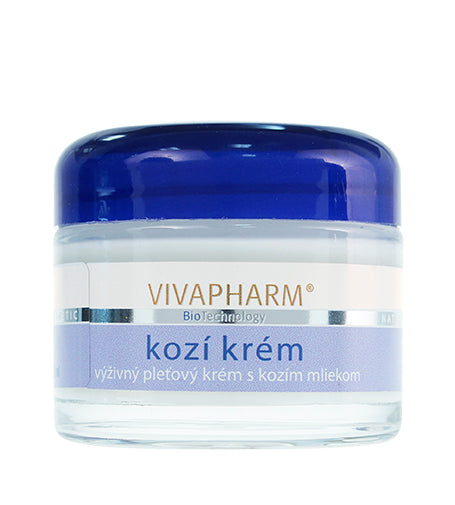 VivaPharm Kozí krém crema nutritiva para la piel con leche de cabra 50 ml