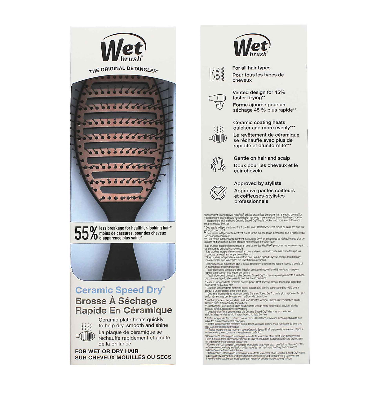 Wet Brush Ceramic Speed Dry Black