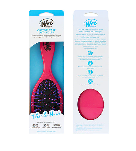 Wet Brush Custom Care Thick Hair Detangler kartáč na vlasy Pink