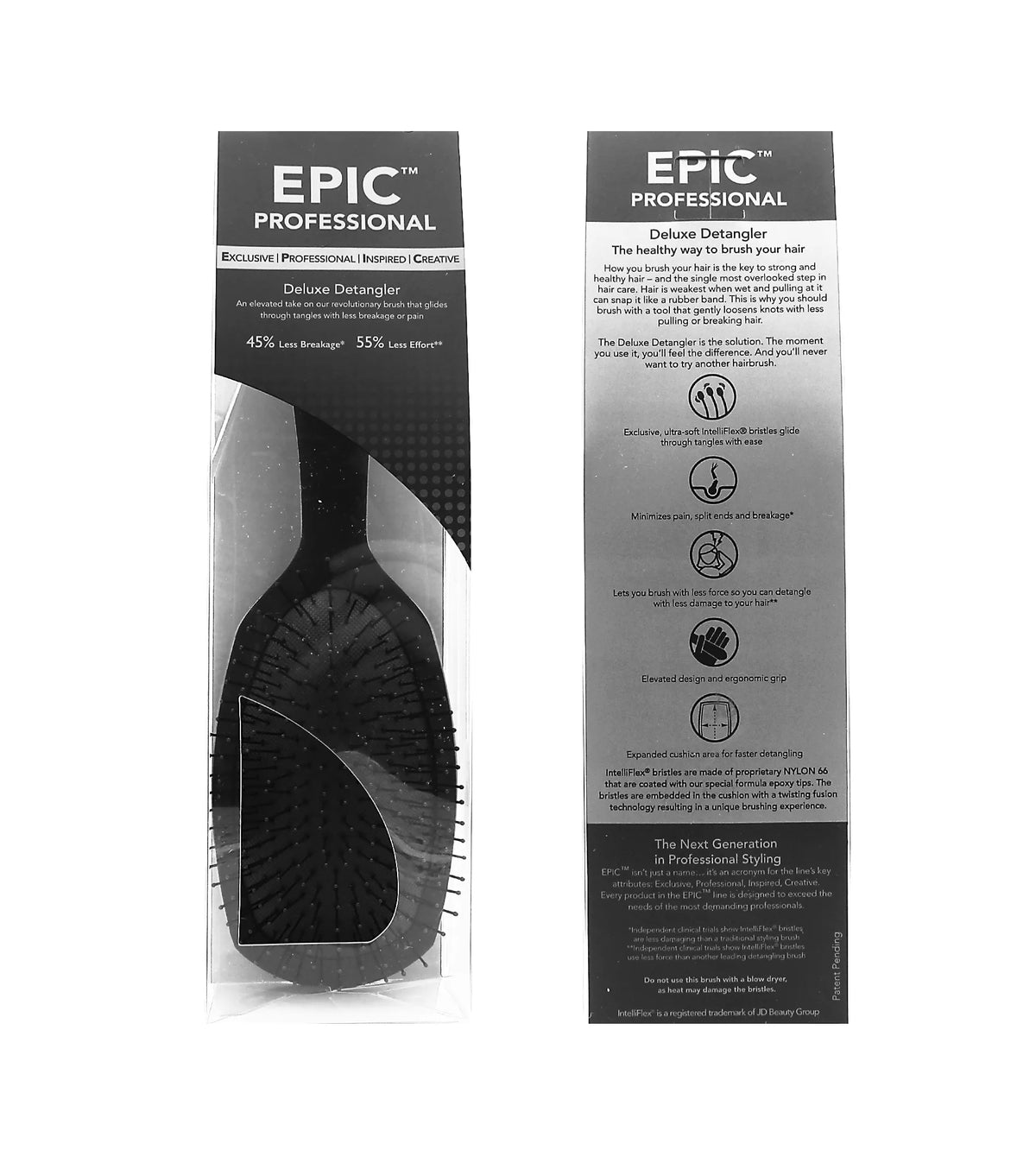 Wet Brush EPIC Deluxe Detangler Black