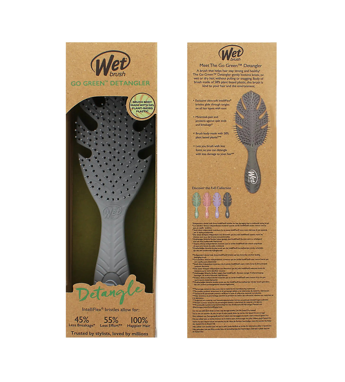 Wet Brush Go Green Detangler Grey