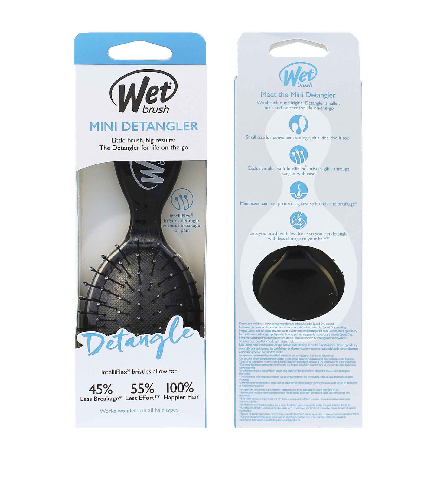 Wet Brush Mini Detangler kartáč na vlasy Black