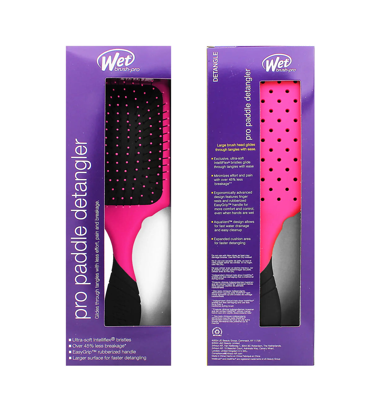 Wet Brush Pro Paddle Detangler Pink