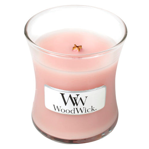 WoodWick Coastal Sunset scented candle with wooden wick 85 g