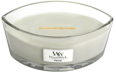 WoodWick Fireside scented candle with wooden wick 453,6 g