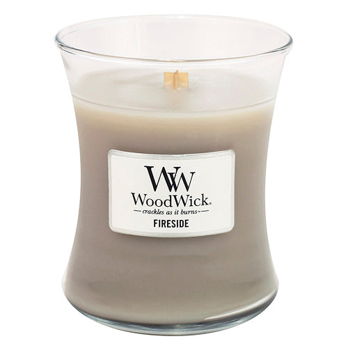 WoodWick Fireside scented candle with wooden wick 275 g