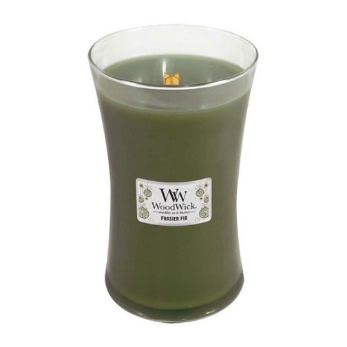 WoodWick Frasier Fir scented candle with wooden wick 609,5 g
