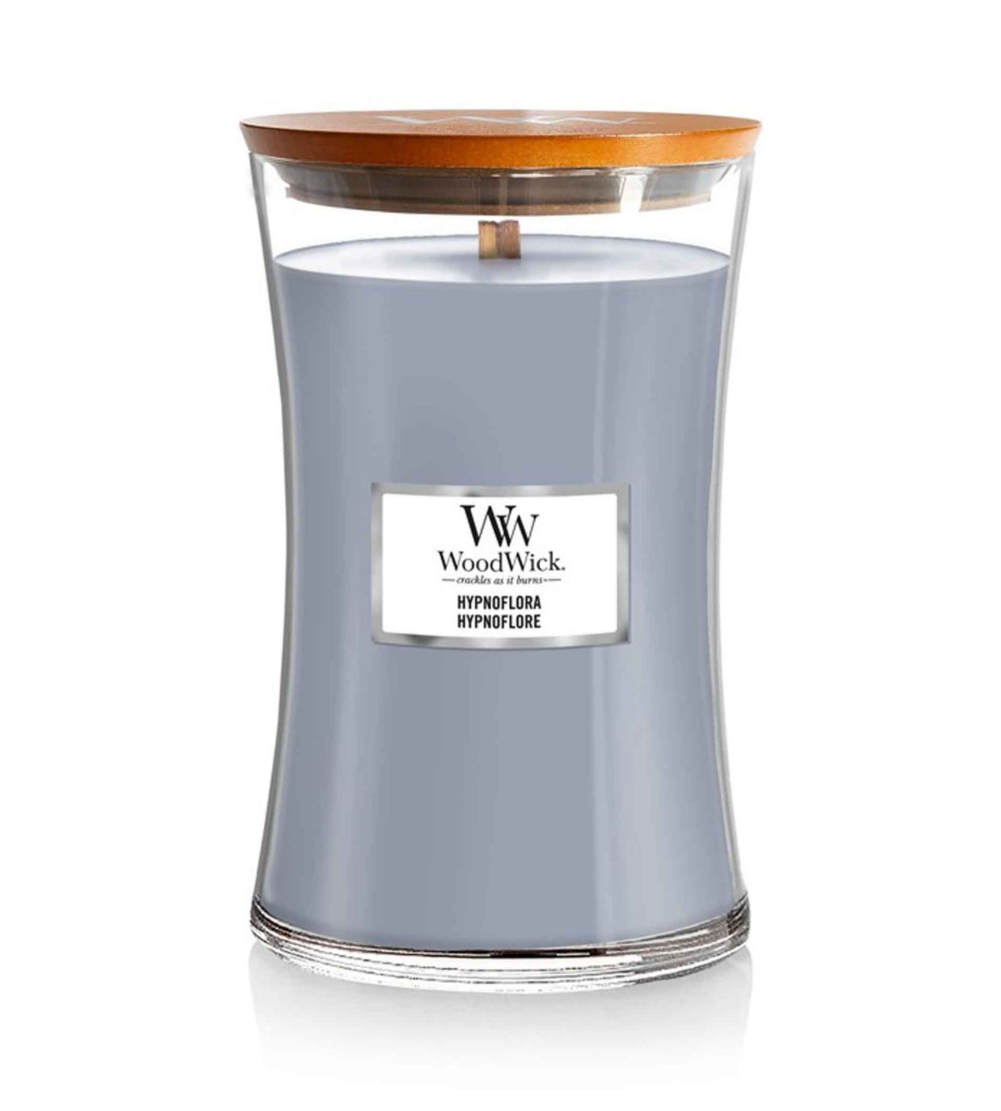 Vela perfumada Hypnoflora de Woodwick con mecha de madera (609,5 g)