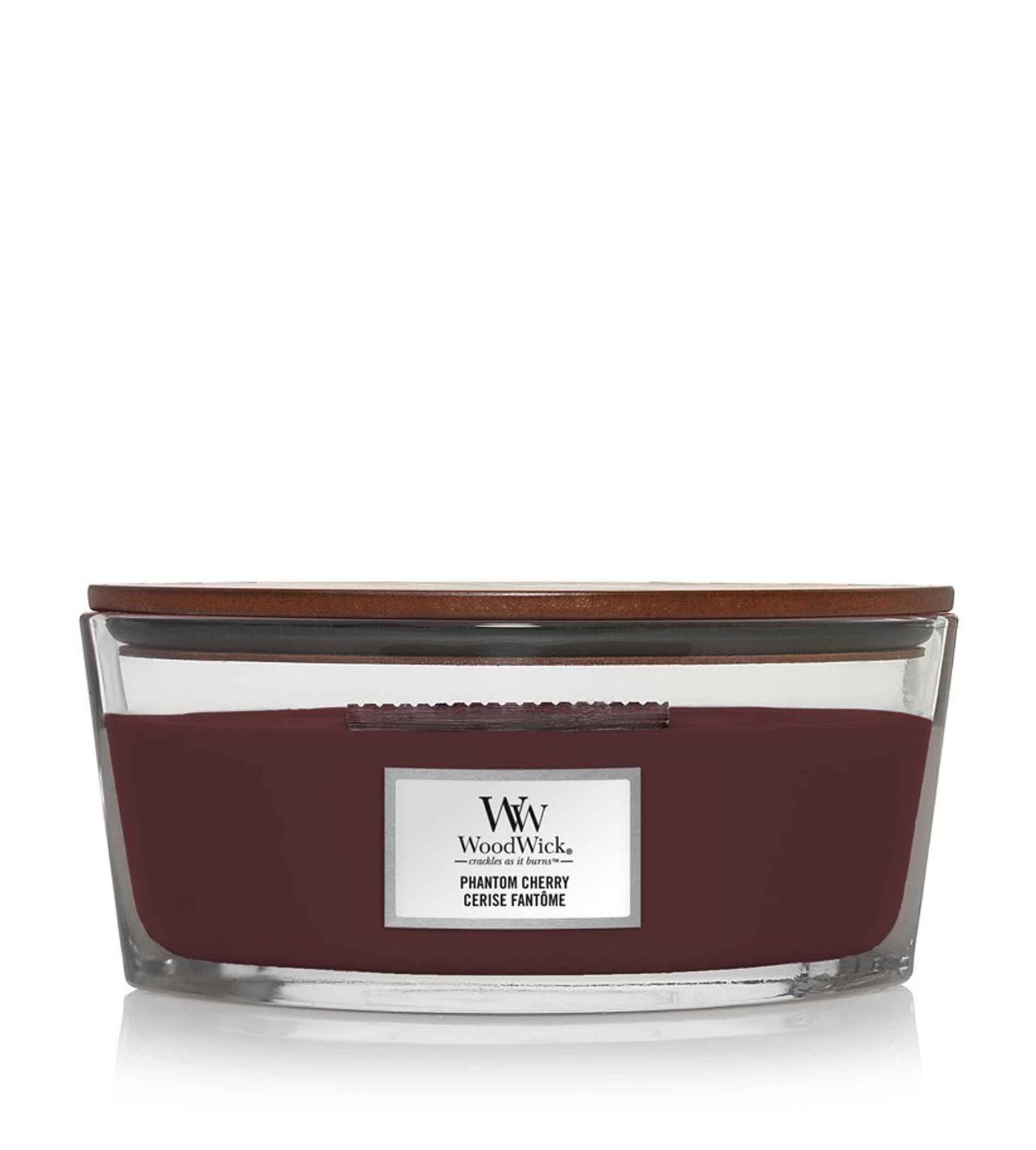 Woodwick Phantom Cherry Scented Candle With Wooden Wick 453,6g