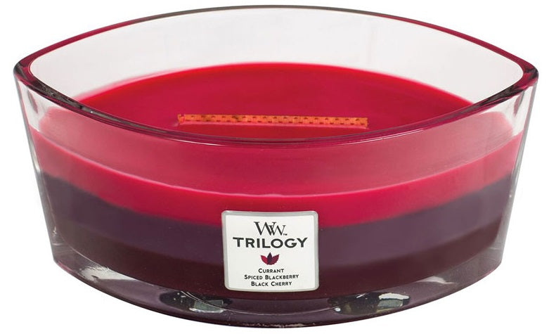 WoodWick Sun Ripened Berries scented candle with wooden wick 453,6 g