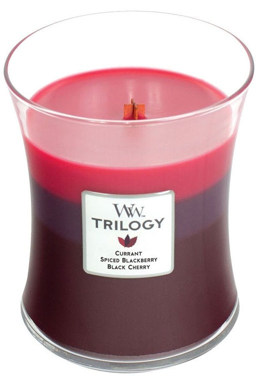 WoodWick Sun Ripened Berries scented candle with wooden wick 275 g