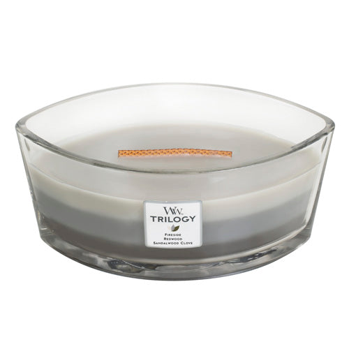 WoodWick Warm Woods scented candle with wooden wick 453,6 g