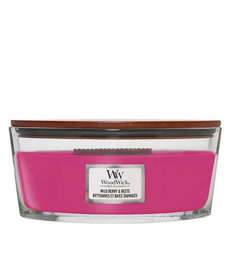 WoodWick Wild Berry & Beets scented candle with wooden wick 453,6 g