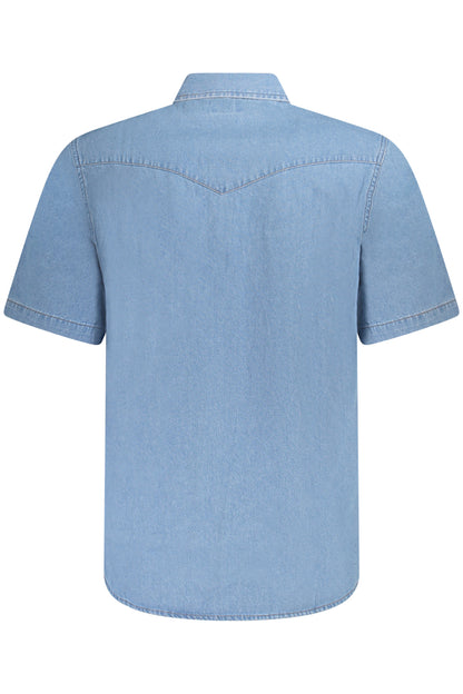 WRANGLER SHORT SLEEVE SHIRT MEN BLUE