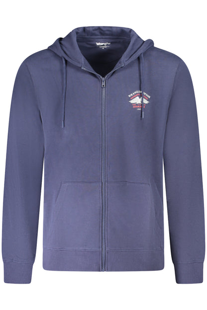 WRANGLER MEN'S ZIP-UP SWEATSHIRT BLUE