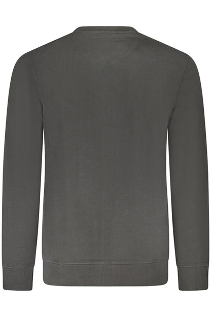 WRANGLER MEN'S BLACK ZIP-UP SWEATSHIRT