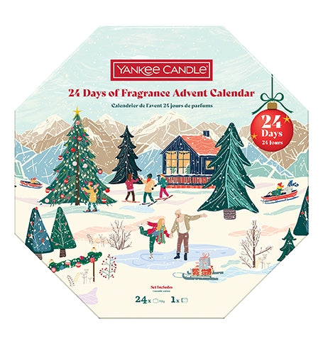 Yankee Candle 24 Days of Fragrance Advent Calendar 2025 advent calendar wreath