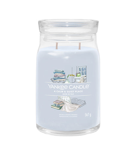 Yankee Candle A Calm & Quiet Place signature svíčka velká 567 g