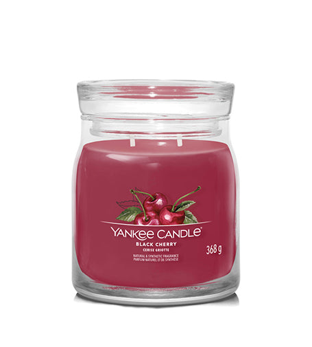 Yankee Candle Black Cherry signature svíčka střední 368 g