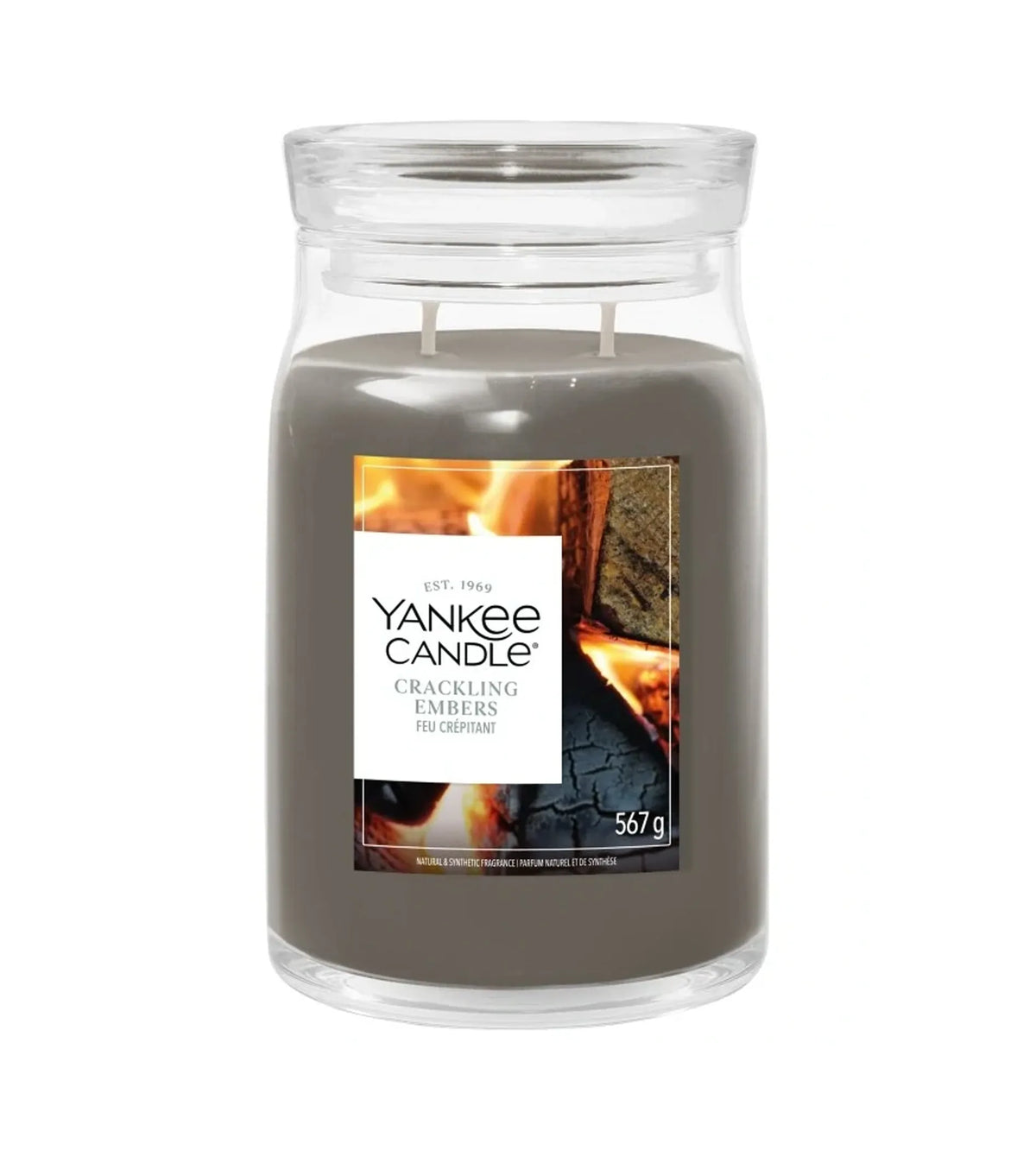 Yankee Candle Crackling Embers Signature Scented Candle 567g