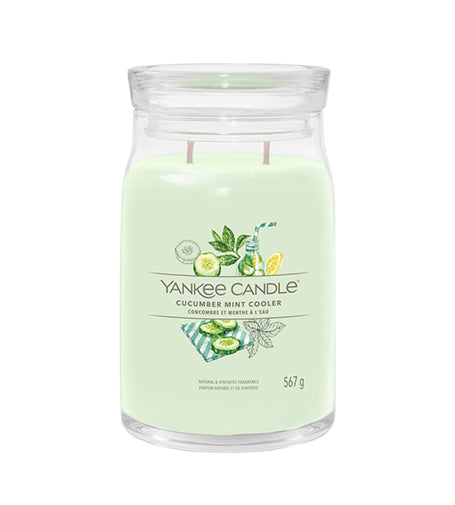 Yankee Candle Cucumber Mint Cooler signature svíčka velká 567 g