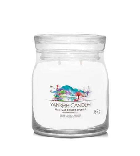 Yankee Candle Magical Bright Lights signature svíčka střední 368 g