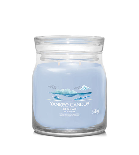 Yankee Candle Ocean Air signature svíčka střední 368 g