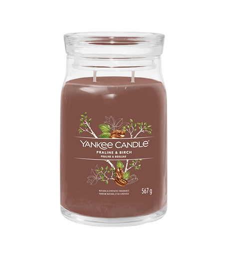 Yankee Candle Praline & Birch signature svíčka velká 567 g