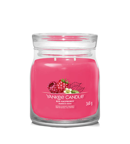 Yankee Candle Signature Red Raspberry vonná svíčka 368 g