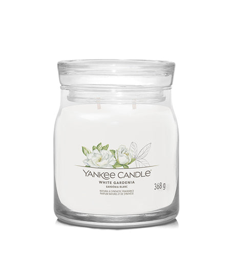 Yankee Candle Signature White Gardenia signature svíčka střední 368 g