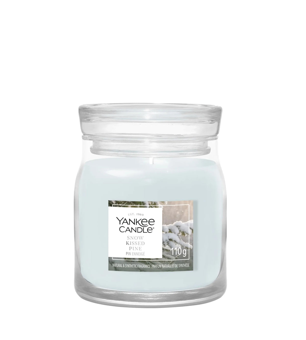 Yankee Candle Snow Kissed Pine Signature Scented Candle 110g