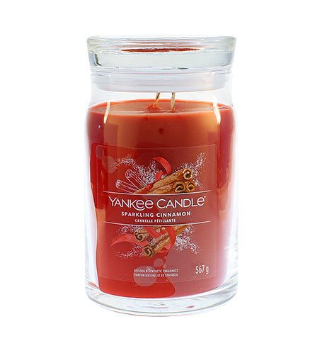 Yankee Candle Sparkling Cinnamon signature svíčka velká 567 g