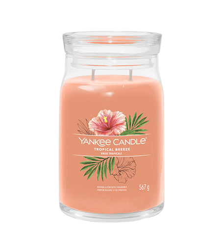 Yankee Candle Tropical Breeze signature svíčka velká 567 g