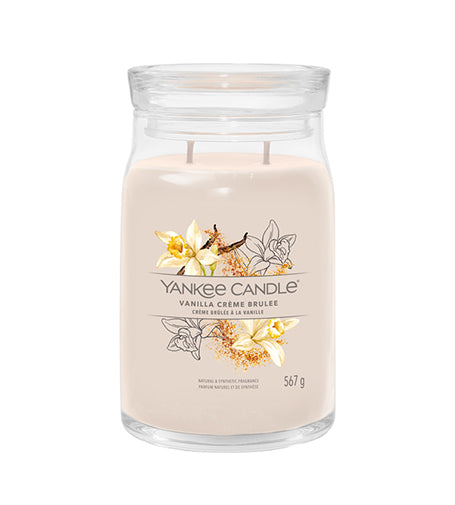 Yankee Candle Vanilla Creme Brulee signature svíčka velká 567 g