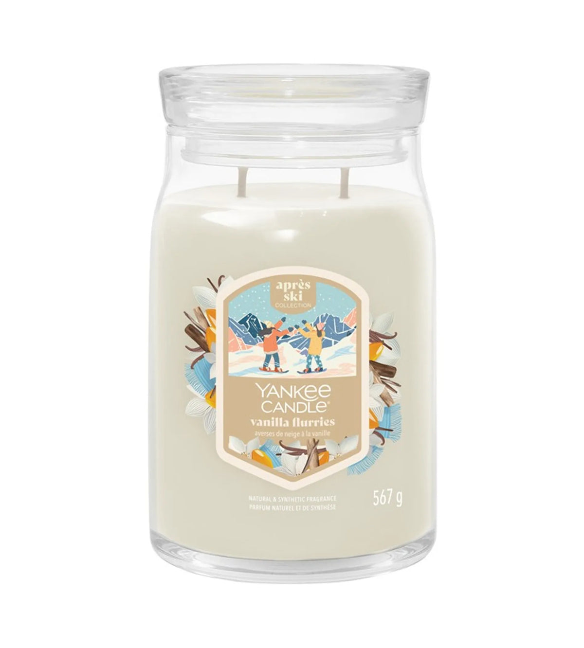 Yankee Candle Vanilla Flurries Signature Scented Candle 567g