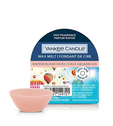 Yankee Candle Watercolour Skies Wax Melt 22g