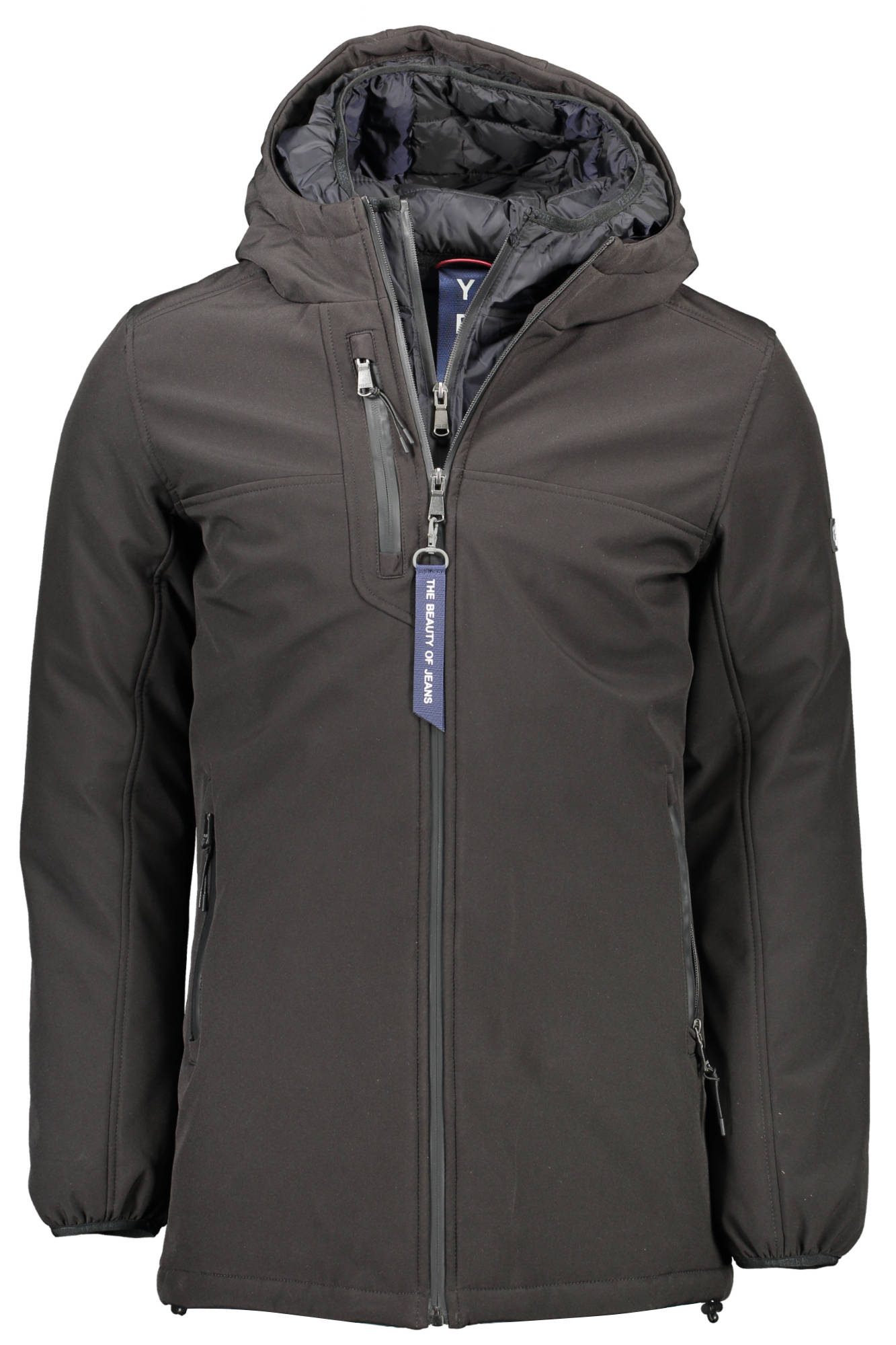 YES ZEE MEN'S BLACK JACKET