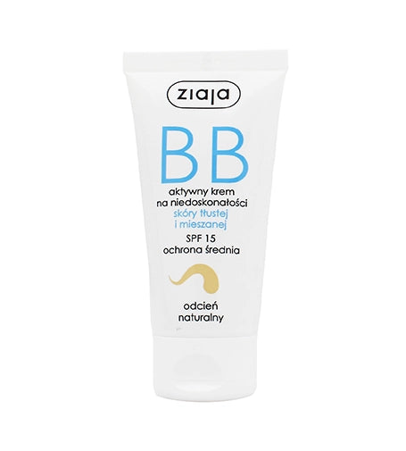 Ziaja BB Cream Oily & Combination Skin BB cream for oily and combination skin SPF 15 50 ml Natural